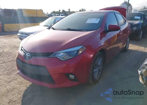 2014 Toyota Corolla Le Plus z USA, uszkodzony, nr VIN 2T1BURHE1EC204417